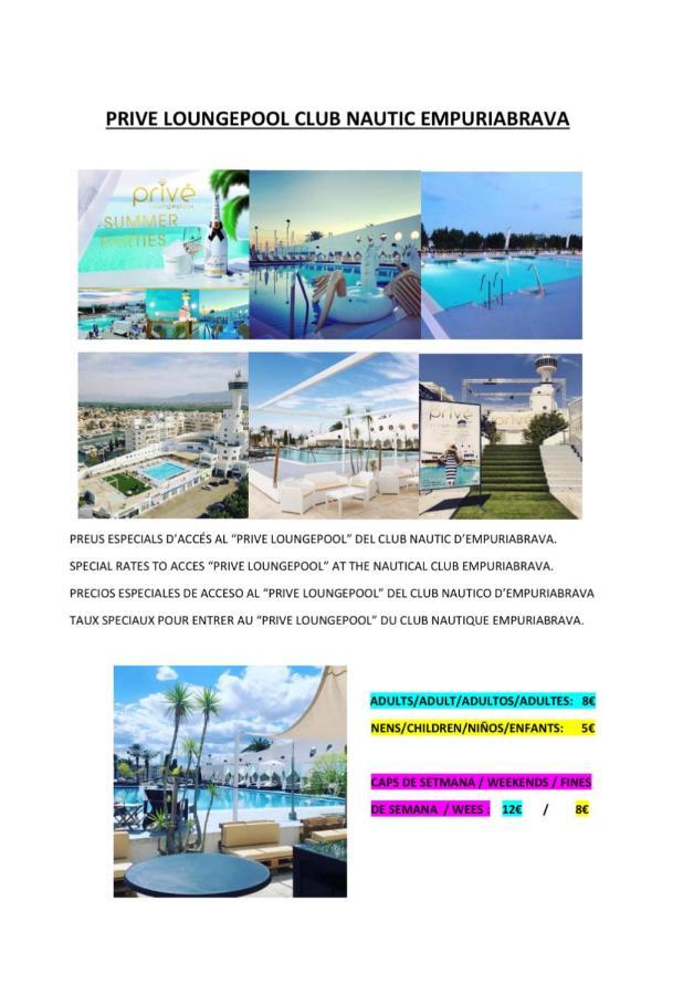 Empuria Beach D-Luxe Ampuriabrava Exterior foto